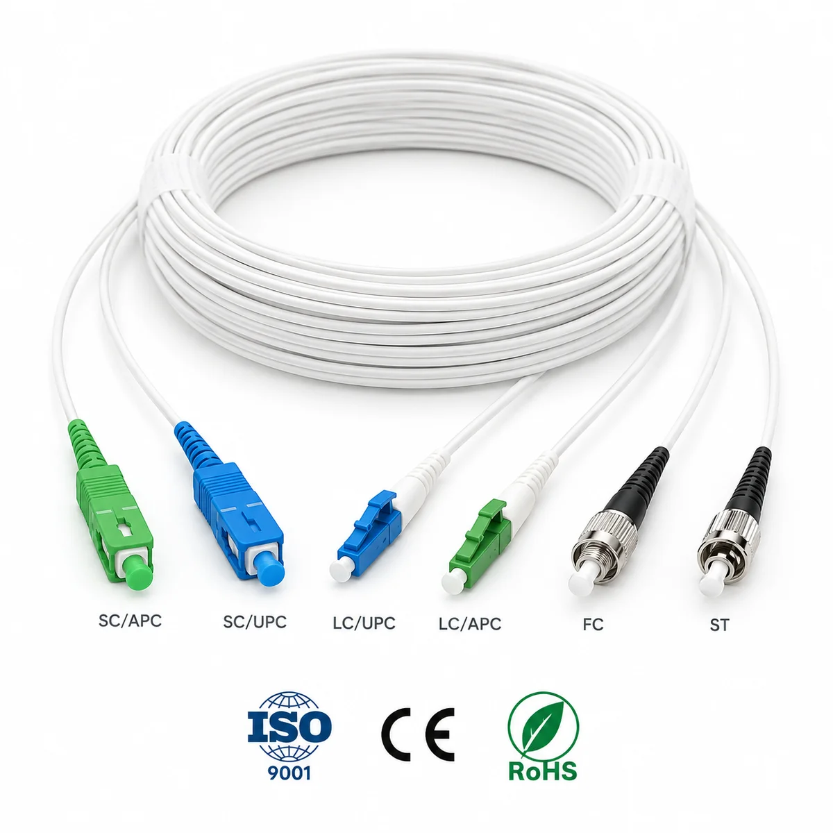 Pre Connectorized Indoor FTTH Drop Cable